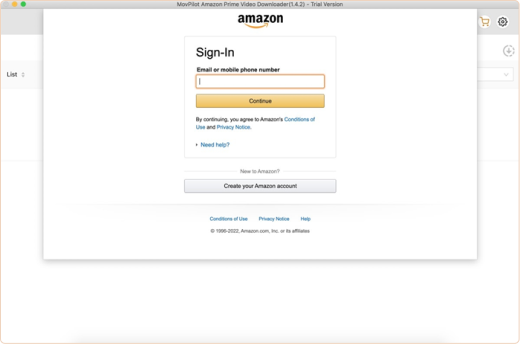  Accedi con il tuo account Amazon Prime 