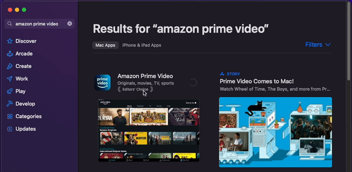 Scaricare Amazon Prime Movies su Mac