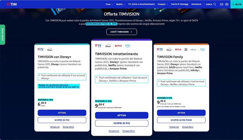 Avere Netflix Gratis con TIMVISION