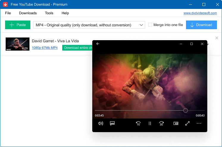  Interfaccia Free YouTube Download