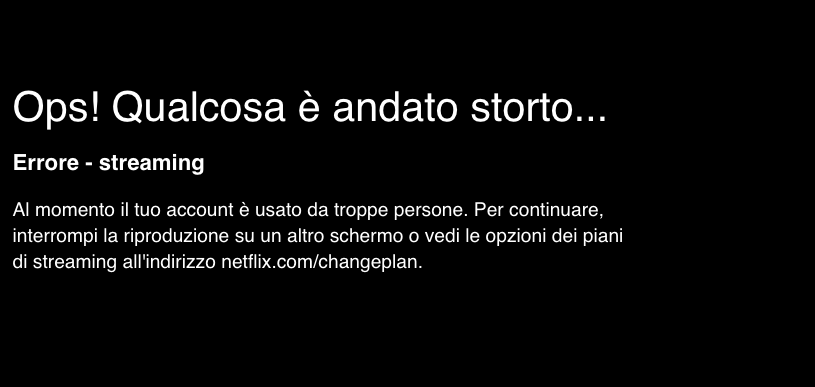 Limite dei dispositivi collegabili a un account Netflix