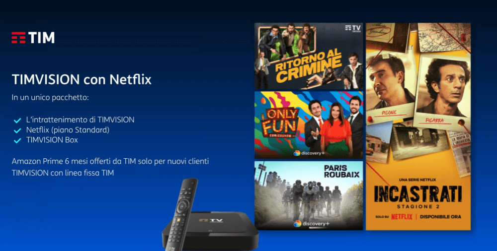 Ottieni Netflix gratis con l'operatore telefonico