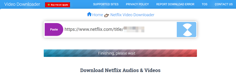 Interfaccia Pastedownload