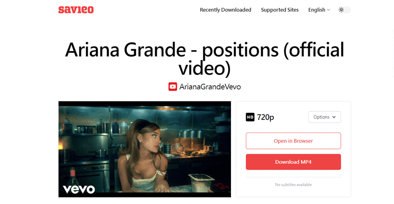 Savieo Scarica Video in Streaming